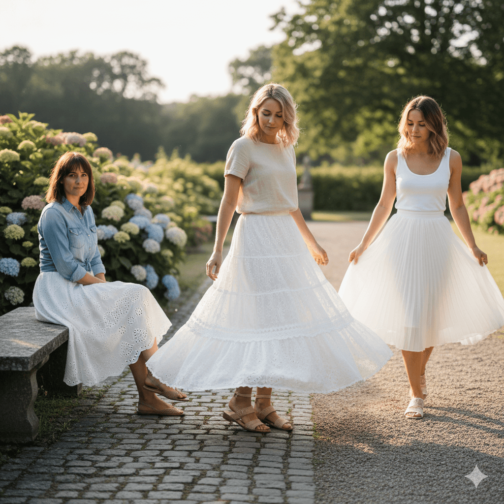 Full White Skirts: The Summer Staple of 2025