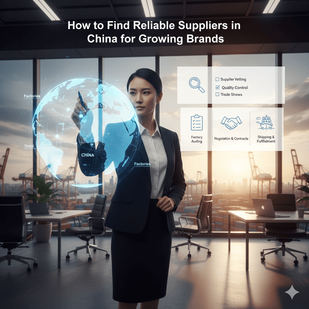 How to Find Reliable Suppliers in China for Growing Brands